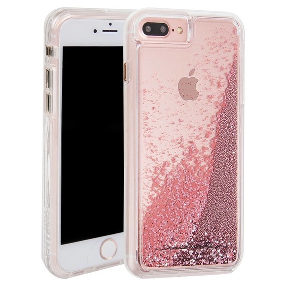 Casemate Waterfall rose gold iPhone case 8+ - Picture 2 of 7